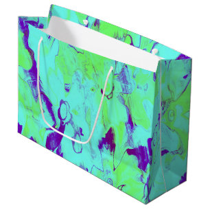 grungy-lackiert-Florals-14- Große Geschenktüte