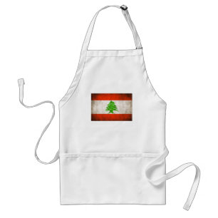 Grungy Libanon Flag Schürze