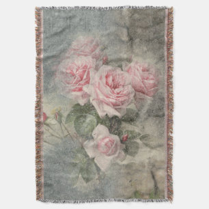 GRUNGY ROSEN - Vintage Blumen Decke