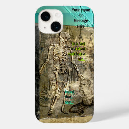 Grungy Skeleton Jokes (Personalisiert) Case-Mate iPhone 14 Hülle