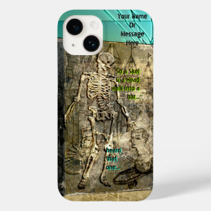 Grungy Skeleton Jokes (Personalisiert) Case-Mate iPhone 14 Hülle