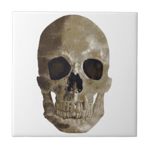 Grungy Skull Fliese