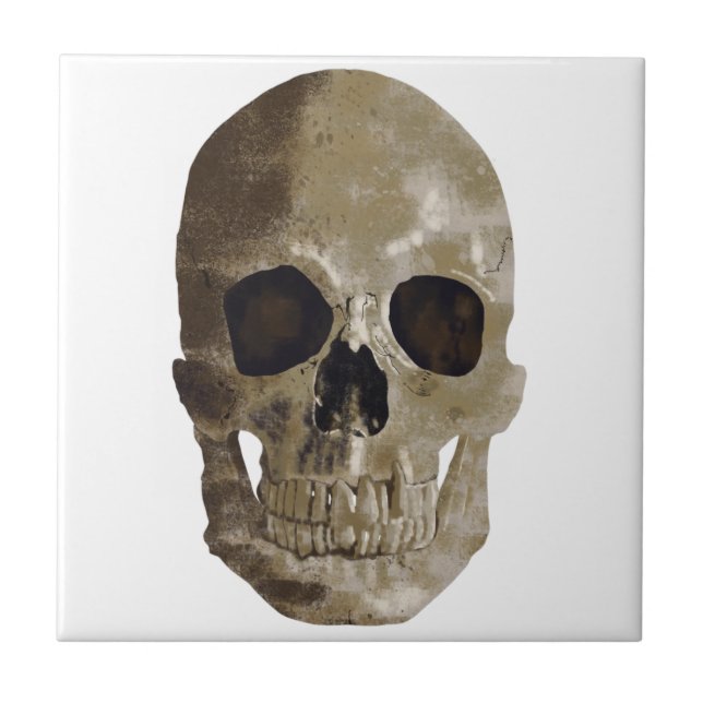 Grungy Skull Fliese (Vorderseite)