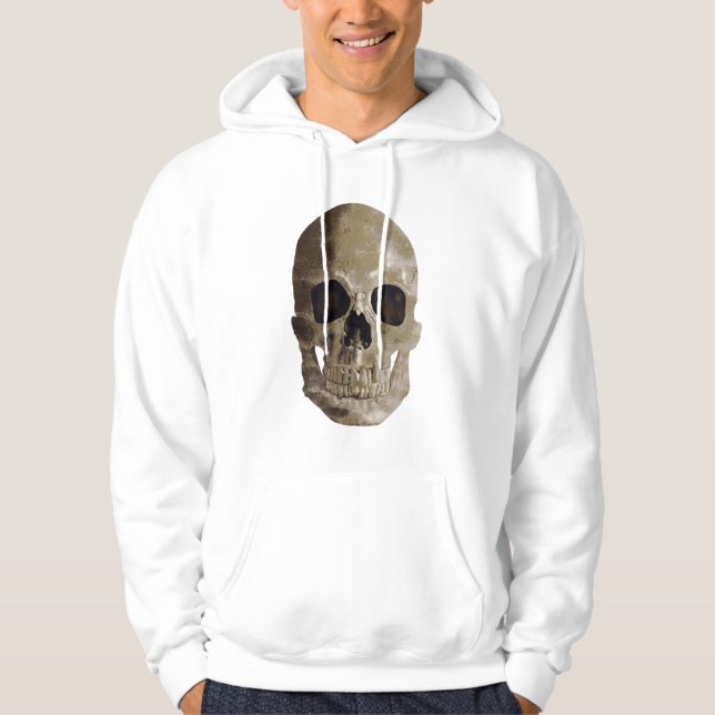 Grungy Skull Hoodie (Vorderseite)