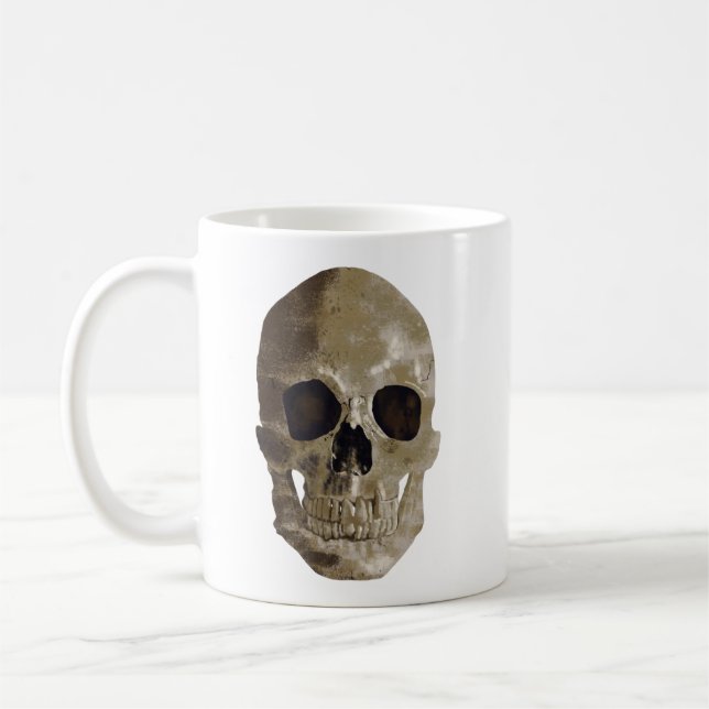 Grungy Skull Kaffeetasse (Links)