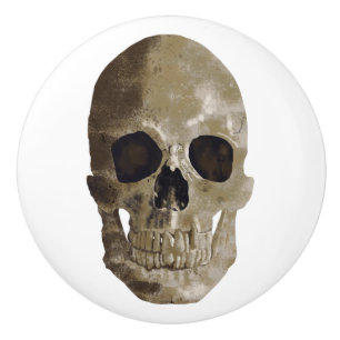 Grungy Skull Keramikknauf