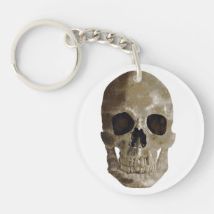 Grungy Skull Schlüsselanhänger