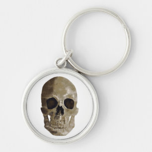 Grungy Skull Schlüsselanhänger