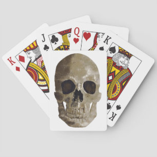 Grungy Skull Spielkarten