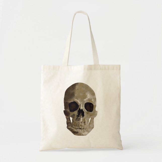 Grungy Skull Tragetasche (Vorne)
