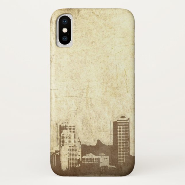 Grungy Stadthintergrund Case-Mate iPhone Hülle (Rückseite)
