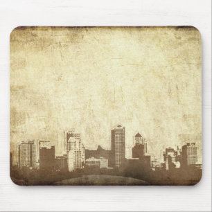 Grungy Stadthintergrund Mousepad