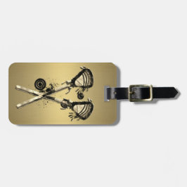 Grungy u. cooler Lacrosse-kundenspezifischer Gepäckanhänger