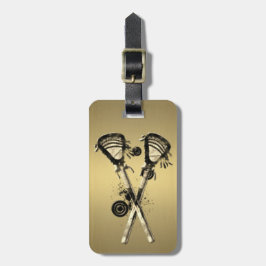 Grungy u. cooler Lacrosse-kundenspezifischer Gepäckanhänger