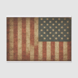 Grungy USA Flag Seidenpapier