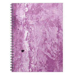Grungy Zementwandtextur im violetten Ton. Abstrac Notizblock