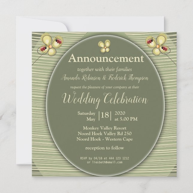 Grünhaare - Streifen und Blume (Vorderseite)