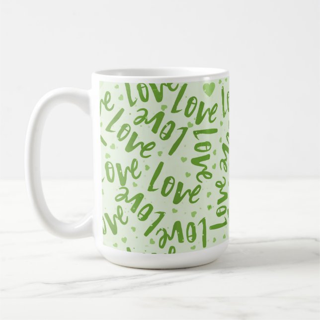 GRÜNHÄNDISCHE LIEBE KAFFEETASSE (Links)