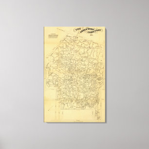 Grünholz-Friedhof Leinwanddruck