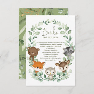 Grünholztierbücher für Kinder Begleitkarte