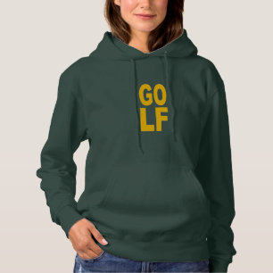 Grünkapuzenpullover Frau DESIGN GOLF Hoodie