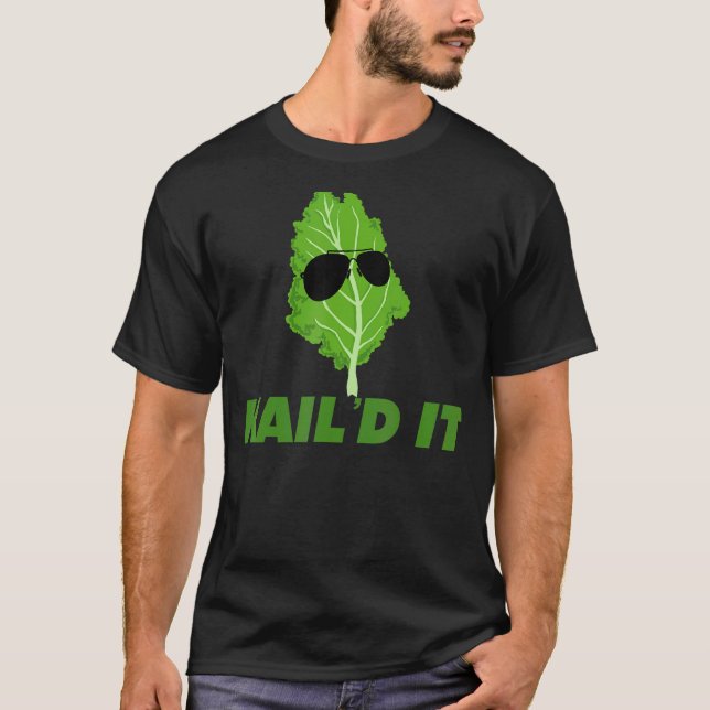 Grünkohlwitze Veganer Wortwitz Grünkohl Ja ich bin T-Shirt (Vorderseite)