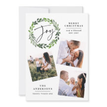 Grünkranz mit mehreren Fotos