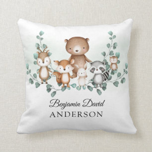 Grünland Woodland Eucalyptus Baby Animals Kinderzi Kissen