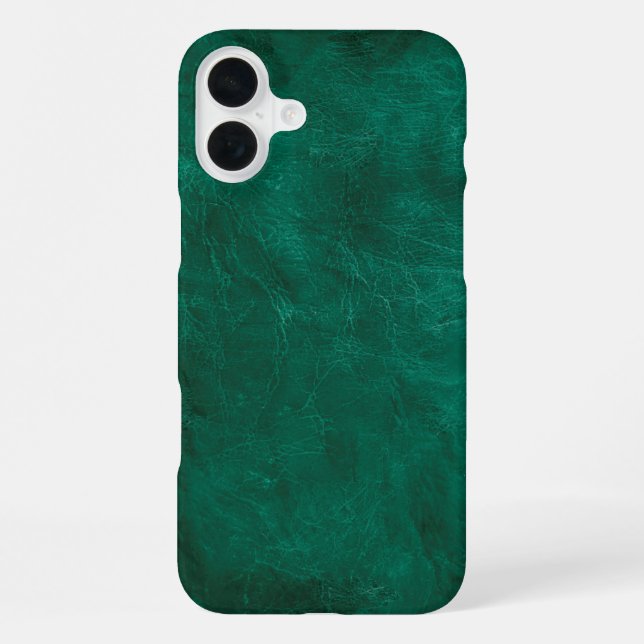 Grünleder iPhone Hülle (Rückseite)