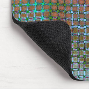Grünliche Sprenkel unter einem Gitter in rustikale Mousepad