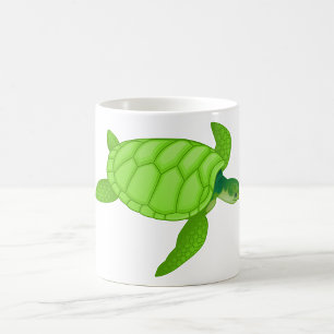 Grünmeerschildkröte-Tasse Kaffeetasse