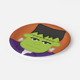 Grünmonster Pappteller