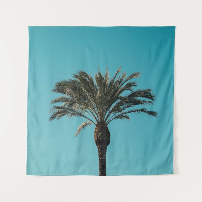 Grünpalme Wandteppich (Vorderseite)