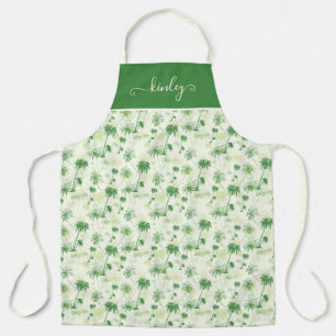 Grünpalmenmuster Schürze