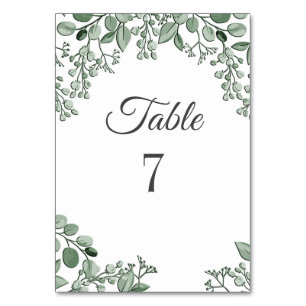 Grünpflanzen Blätter Blumenkohl Tischnummer