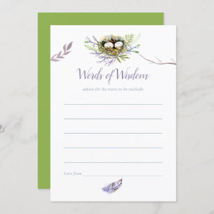 Grünpflanzen Nest Twins Baby Dusche Mama Beratung Einladung