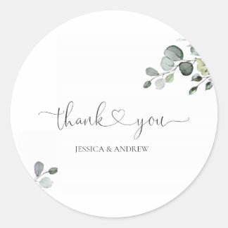 Grünpflanzen Runder Aufkleber