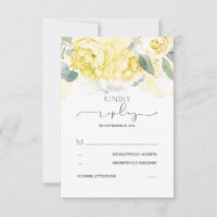 Grünpflanzen und gelbe Blumen Hochzeitstag