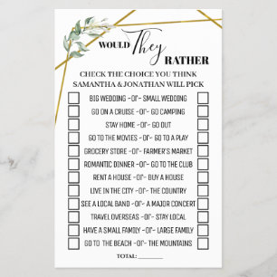 Grünpflanzen würden sie eher Brautparty Flyer