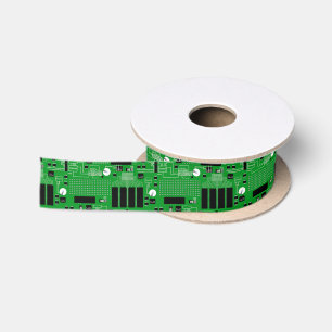 Grünplatte Satinband