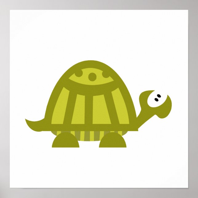 Grünschildkröte Poster (Vorne)