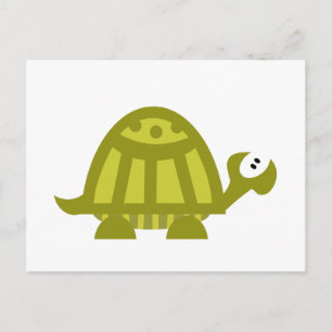 Grünschildkröte Postkarte