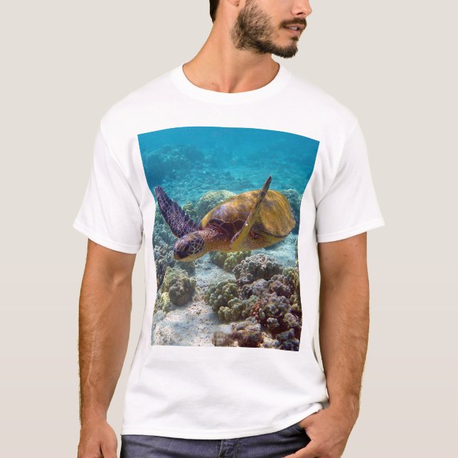 Grünschildkröte T-Shirt (Vorderseite)