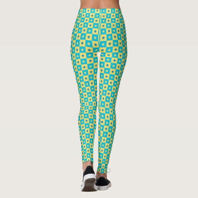 Grünsterndecke Leggings (Rückseite)