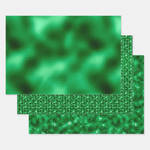 Grünstreifen Geschenkpapier Set