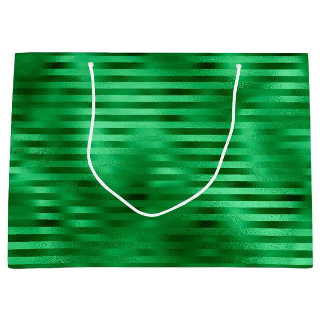 Grünstreifen Große Geschenktüte (Vorderseite)