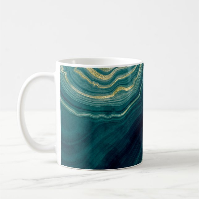 Grünstreifen Kaffeetasse (Links)