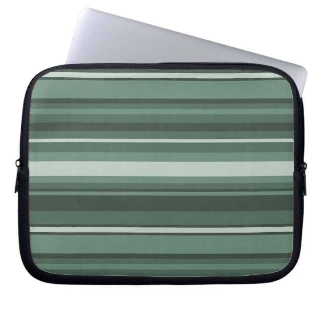 Grünstreifen Laptopschutzhülle (Vorderseite)