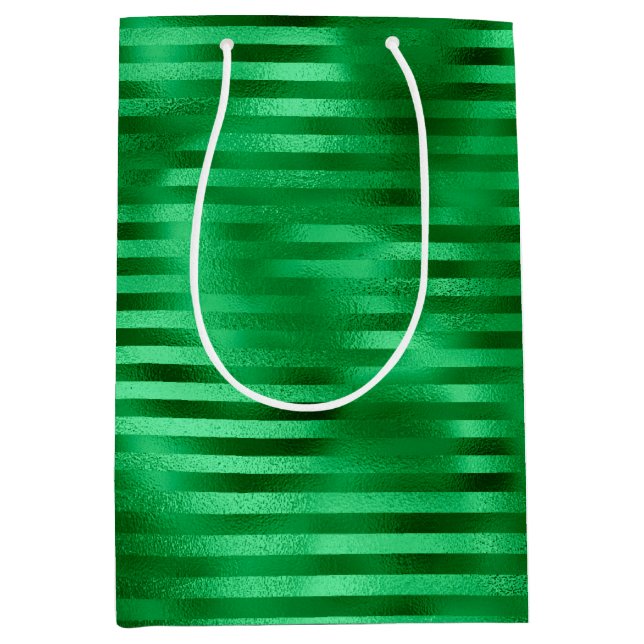 Grünstreifen Mittlere Geschenktüte (Vorderseite)