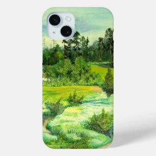 Grüntal-Malerei Wasserfarbe Case-Mate iPhone Hülle